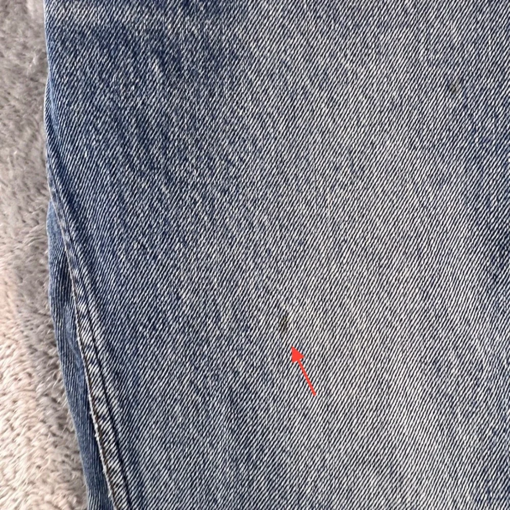Vintage Levis 517 Orange Tab Jeans Mens 32x36 Made in USA Bootcut Denim Blue